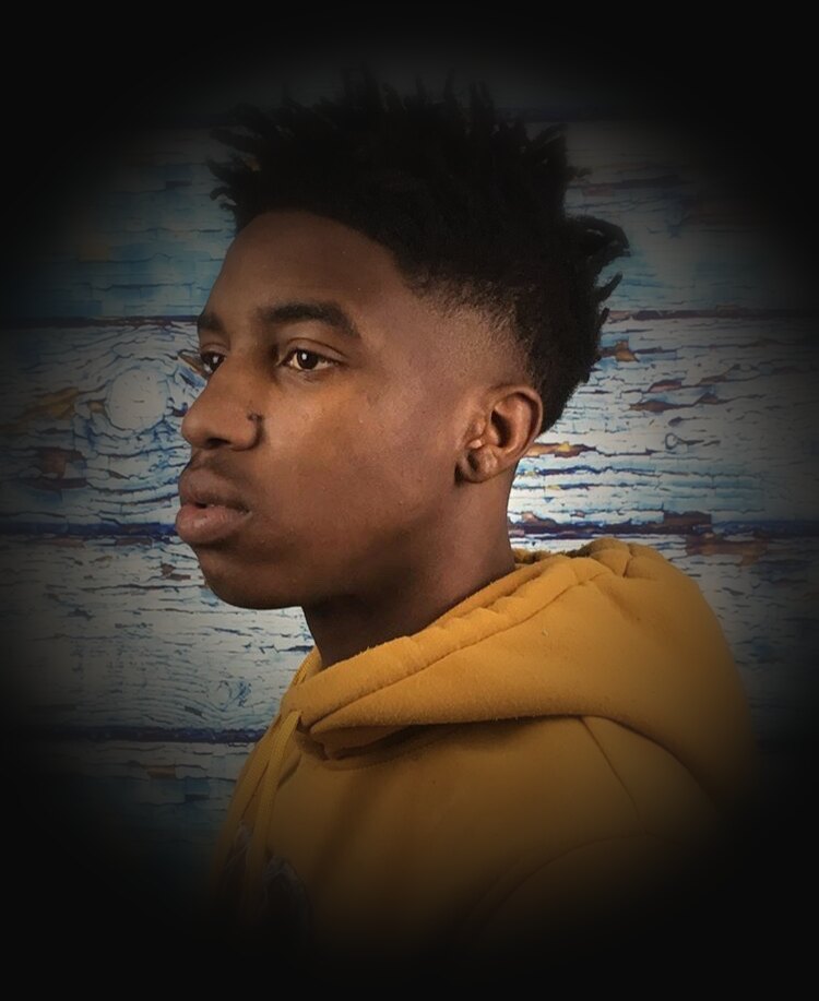 High-top textured cut with burst fade